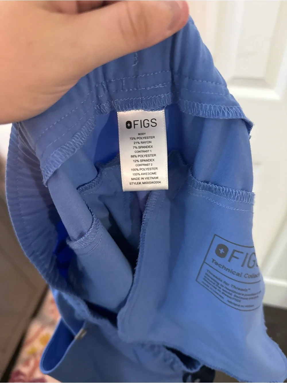 Figs Tansen Scub Joggers Ceil Blue Men’s